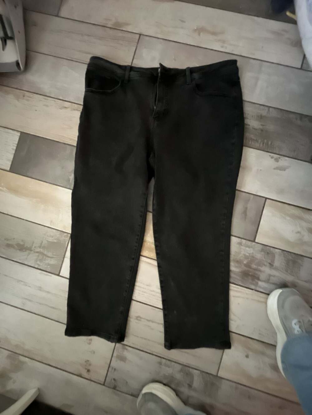 Time And Tru Jeans Size 18 Black Denim Pants